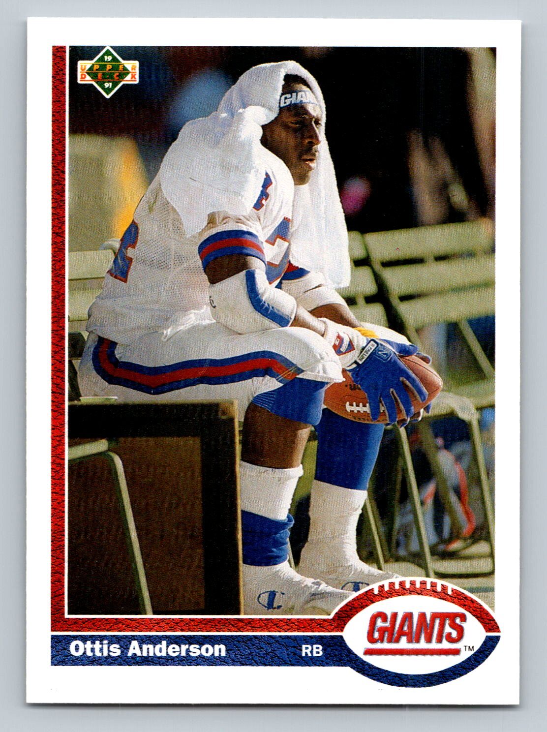 1991 Upper Deck #161 Ottis Anderson   New York Giants