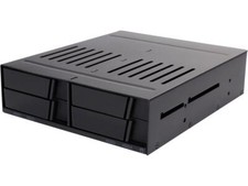 5.25" to 4 x 2.5" SATA 6 Gbps HDD SSD Hot-swap Rack