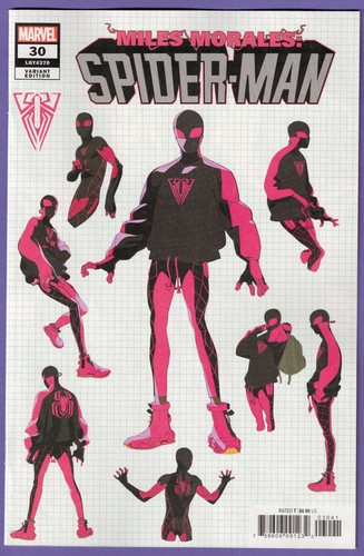 Miles Morales Spider-Man #30 Conley 1:10 Design Ratio Variant Actual Scans! - Picture 1 of 3