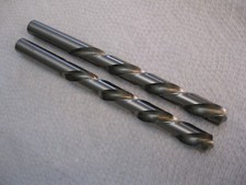 15/32" Left Hand Jobber Drill HS Cleveland 2pc lot