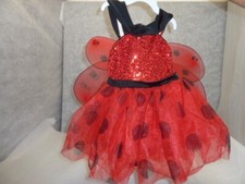  Lady Bug Dance Costume Red Dress- size SC