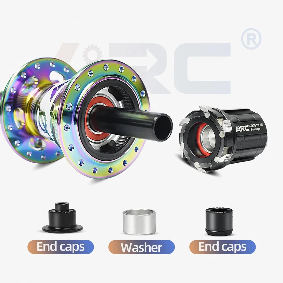 Buje de disco de freno de disco 6 trinquetes MTB 9*100 mm trasero 10*135 mm HG K7 8 9 10 11 12 V Foto 4 de 4