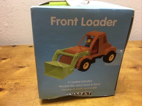 Battat- Heavy-Duty Machinery Happy Driver Front Loader Toy and Figure Toddler#38 - Picture 4 of 7