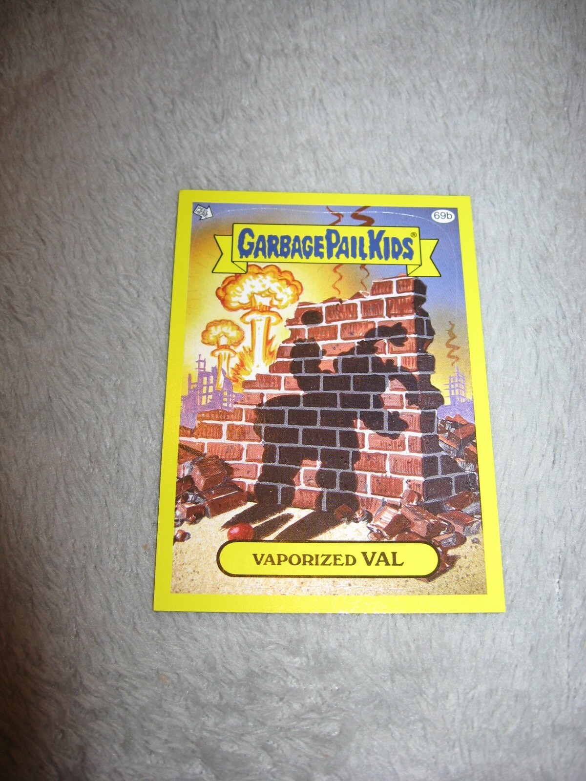 2011 Topps Garbage Pail Kids Flashback Series 3-Stickers #69b Vaporized Val front