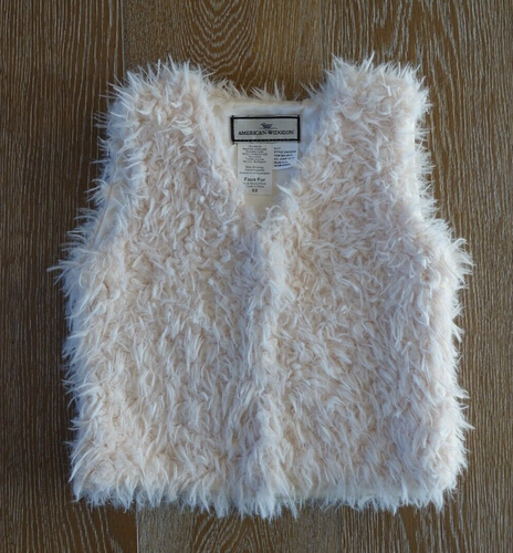 Manteau Bébé Fille American Widgeon 12 Mois – Fausse Fourrure Blanc Cassé, Capuche