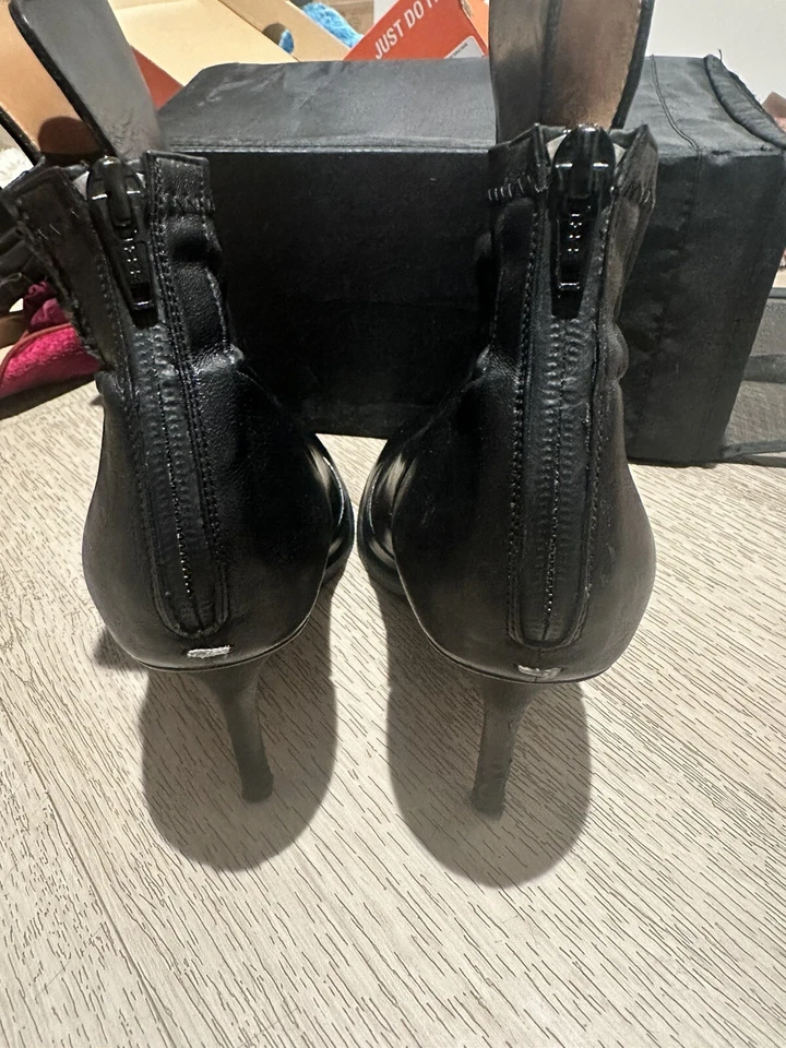 Botines de cuero negro Maison Martin Margiela 38,5 / 8,5 Foto 3 de 4