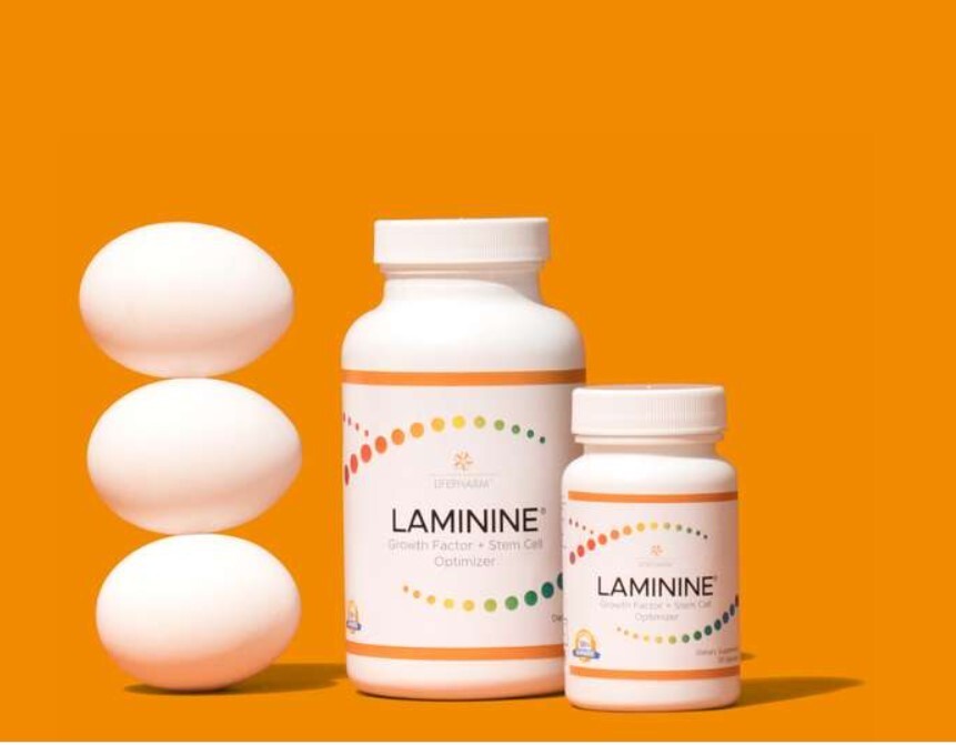 LAMININE 1 bottle x 120 capsules repair damaged aged cells  EXP  10/2026 Sale