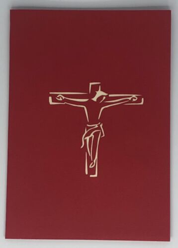 Osterkreuz 3D Pop Up Karte Jesus religiöser Feiertag gelitten für unsere Sünden Christus - Bild 4 von 4