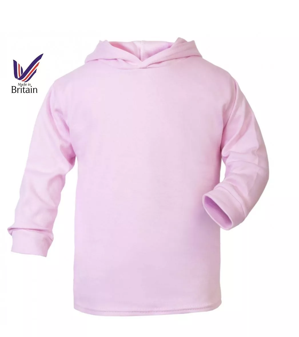 Baby Toddler Kids Boys Girls Plain Hoodie Hoody Hooded Top 100