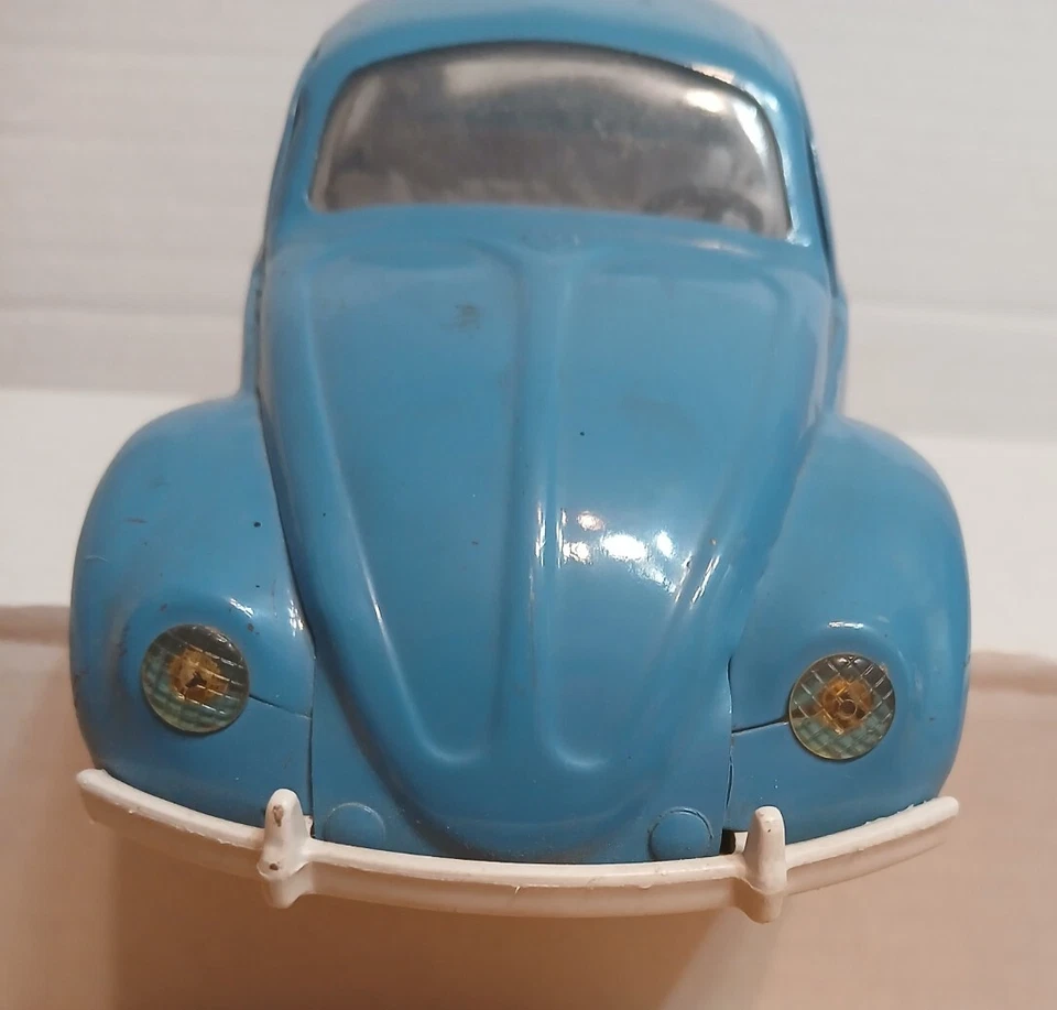 Vintage Tonka VW Volkswagen Blue Beetle Bug #52680 Pressed Metal Car 1960’s - Image 4 of 4