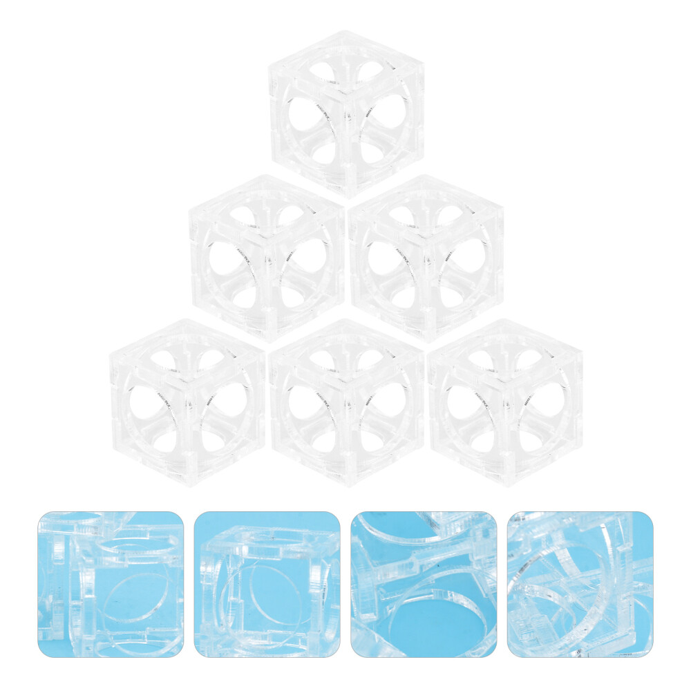 6pcs Breeding Tank Fish Baby Fish Separator Shrimp Breeding Isolation Box