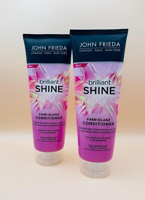 2X John Frieda Brilliant Shine Farb-Glanz Conditioner (250 ml) *NEU*