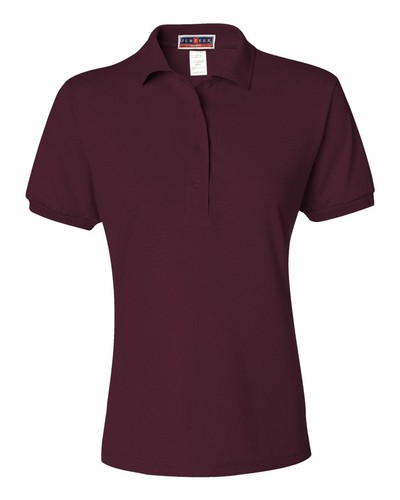 JERZEES 437WR Women's Spotshield 50/50 Sport Short Sleeve Polo Shirt Size S-2XL - Picture 10 of 15