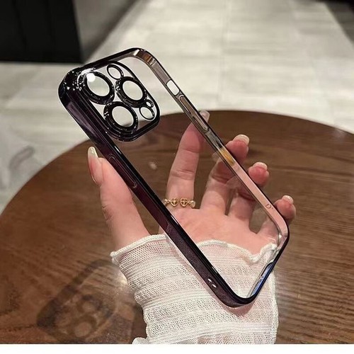 Soft Shockproof Case Cover Clear Plating For iPhone 15 14 13 Pro Max 13 12 Mini - Picture 27 of 31