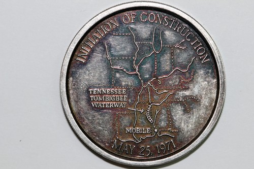 1971 1oz 999 FS Richard Nixon Initation Of Construction Comm. Medal (NUM5379) - Picture 4 of 4