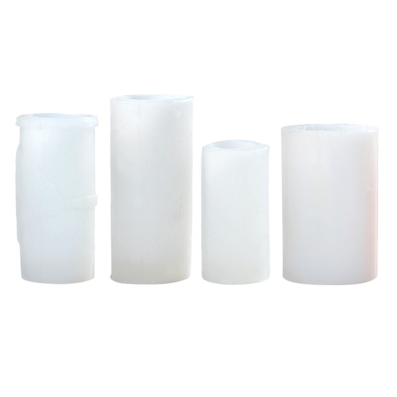 Cylinder Rose Silicone Mold Resin Gypsum Epoxy Mould Home Decorations DIY