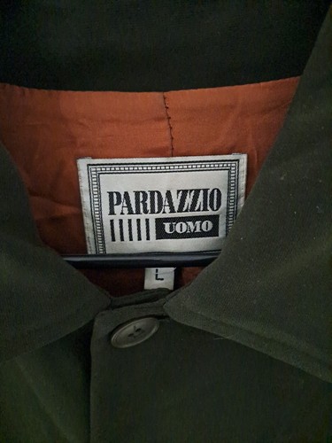 Pardazzio Uomo Mens Sports Jacket Blazer Green Olive - Size L Missing A Button - Picture 3 of 8