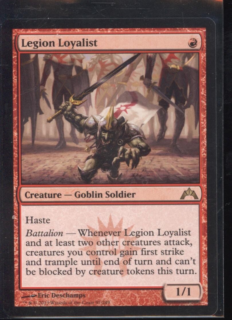 SN Magic The Gathering MTG Legion Loyalist Gatecrash GTC Rare LP