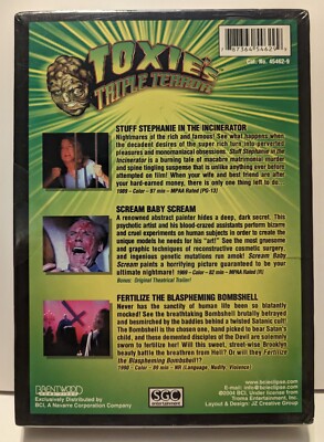TRICK　DVD Toxie's Triple Terror (Volume 4) 3 DVD Box Set. New/ Sealed