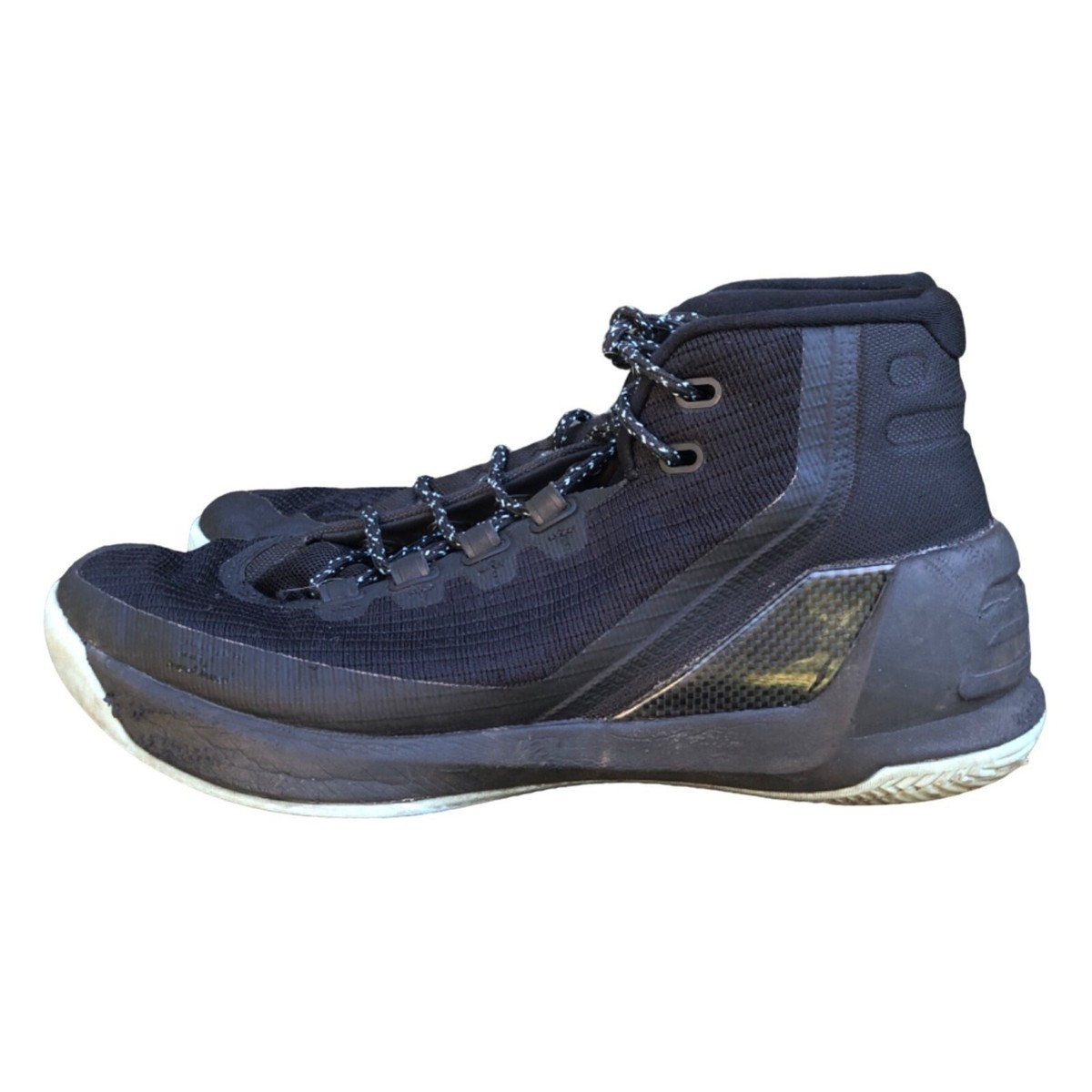 UNDER ARMOUR CURRY 3 1269279-004 MENS BASKETBALL SHOES BLACK 