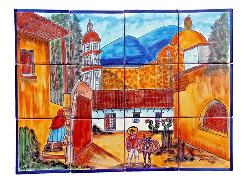 Carreaux Talavera Unicolore – Turquesa Deslavado – Céramique – Set De 10, 30 Ou 90 – Mexique