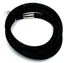 Bracelet 23in Add Charms Nwt Brighton Woodstock Balck Sparkle Triple