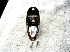 Genuine Fender Stratocaster Strat Chrome INPUT Jack and Boat Cup Plate