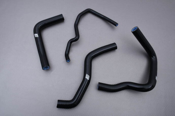 Kit durite radiateur Suzuki GSXR 600 2006-2007 silicone noir haute pression