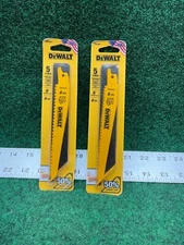 2 - DeWalt DW4802 6 Inch Reciprocating Saw Blade 5 Pack