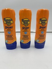 *3 PK Banana Boat SPORT ULTRA SPF 30 Sunscreen Lotion 10oz Exp 05/25 & 01/27 3.00 per gallon