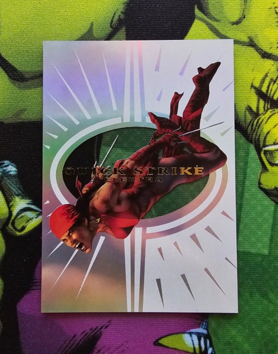 2013 MARVEL FLEER RETRO QUICK STRIKE #21 ELEKTRA