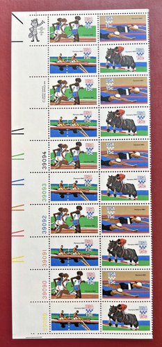 Scott #1791-4...15 Cent.... Olympics....Plate Block 0f 20 MNH