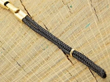 Ladies Vintage NOS Watch Band Loop End Unused Gold Filled Nylon Butterfly Clasp