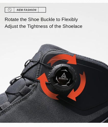 Waterproof Hiking Shoes Mountain Trekking Sneakers for Men Camping Safety Boots - Picture 8 of 14