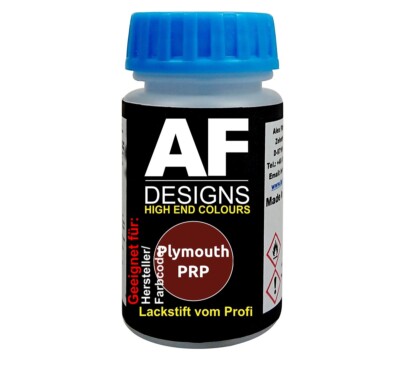 Lackstift für Plymouth PRP Deep Cherry Red Cryst. Perl schnelltrocknend Tupflack