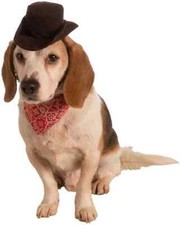 Hat  Bandana Cowboy Western Fancy Dress Halloween Pet Dog Cat Costume Accessory