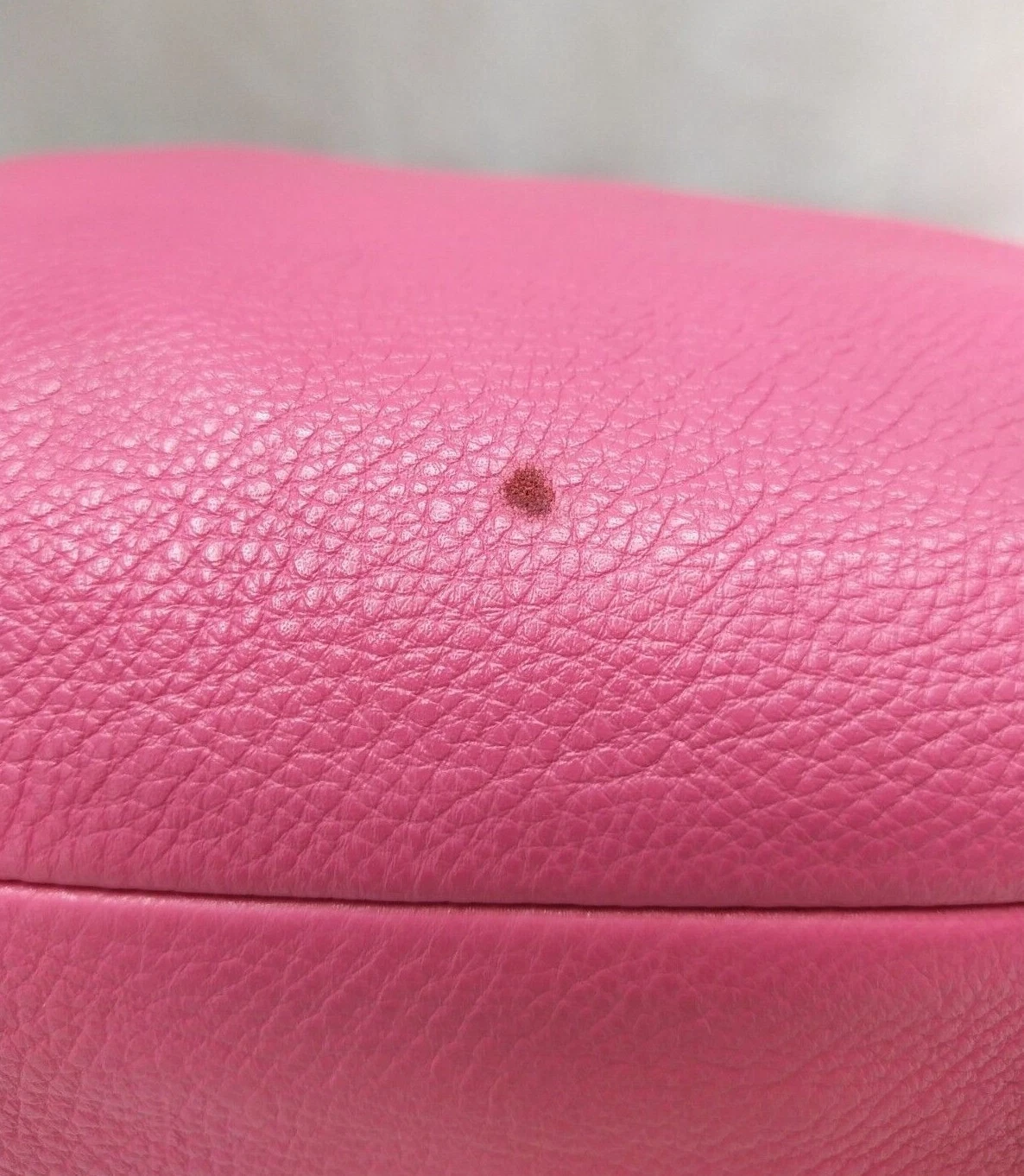 Borsa a tracolla Coach in pelle rosa rossastro media con cerniera