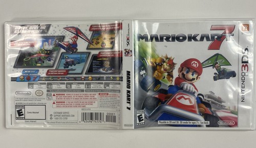 Nintendo 3DS Mario Kart 7 Original Case/Artwork Only *No Game Or Manual* - Picture 3 of 6