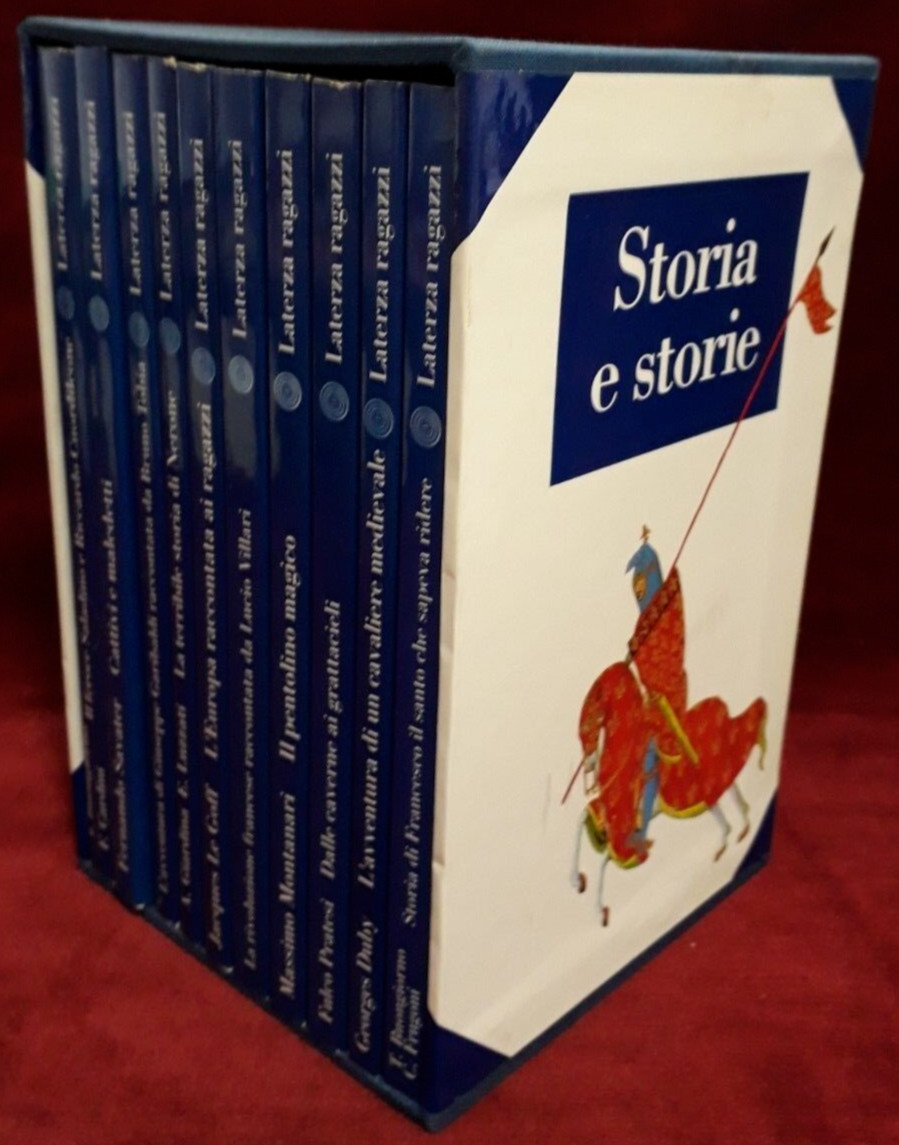 COFANETTO CON 10 LIBRI - STORIA E STORIE - Laterza Ragazzi 1996-2006