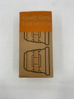 2 Nib Longaberger Candy Cane Votive Cup Holders in Box #37508