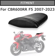 Fit For Honda CBR600RR F5 2007-2023 Rear Passenger Seat Pillion Black