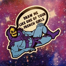 Skeletor He Man 100mm Vinyl Sticker Window Skateboard Car Wall Weatherproof