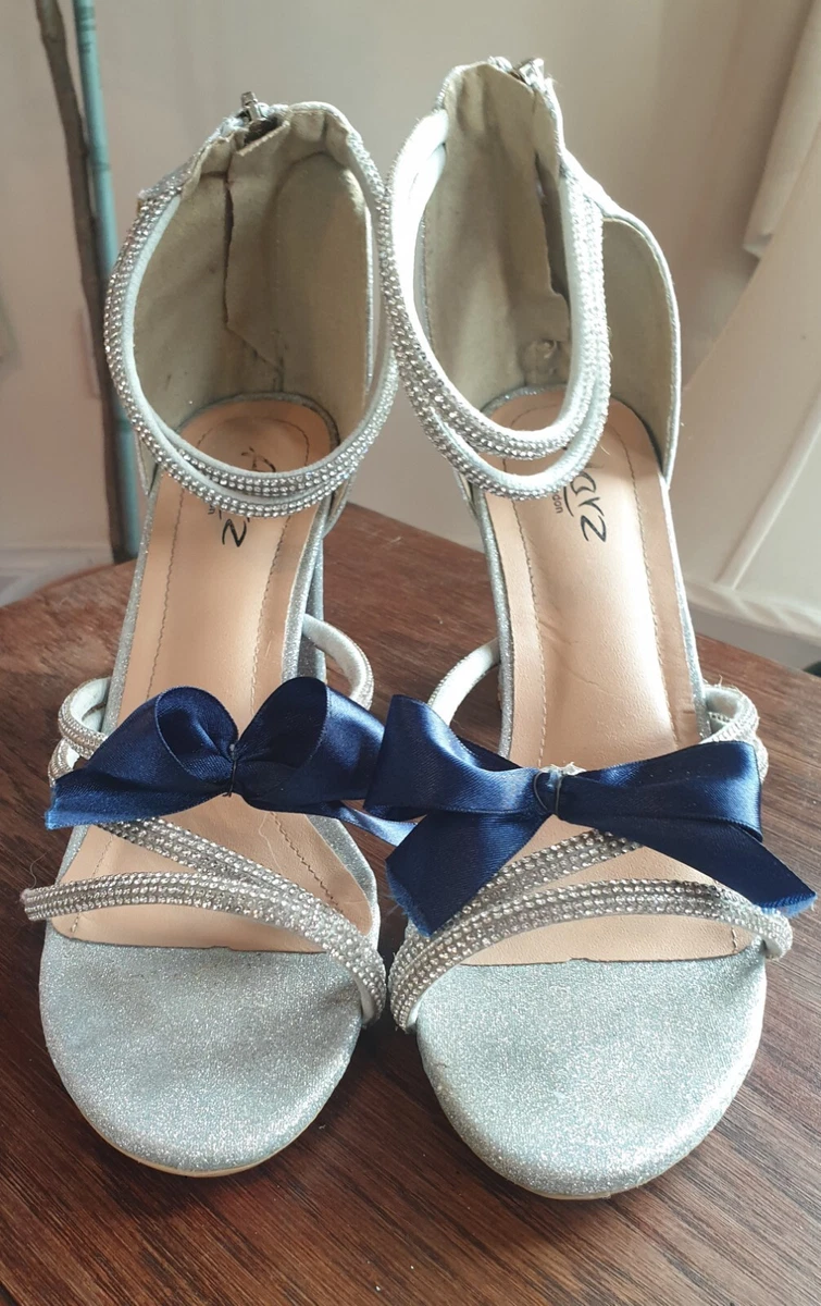 Ladies silver sandals size 7 sale