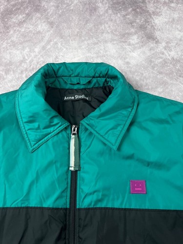 Chaqueta acolchada de nailon Acne Studios Odgar Face Logo para hombre talla L - Imagen 5 de 9