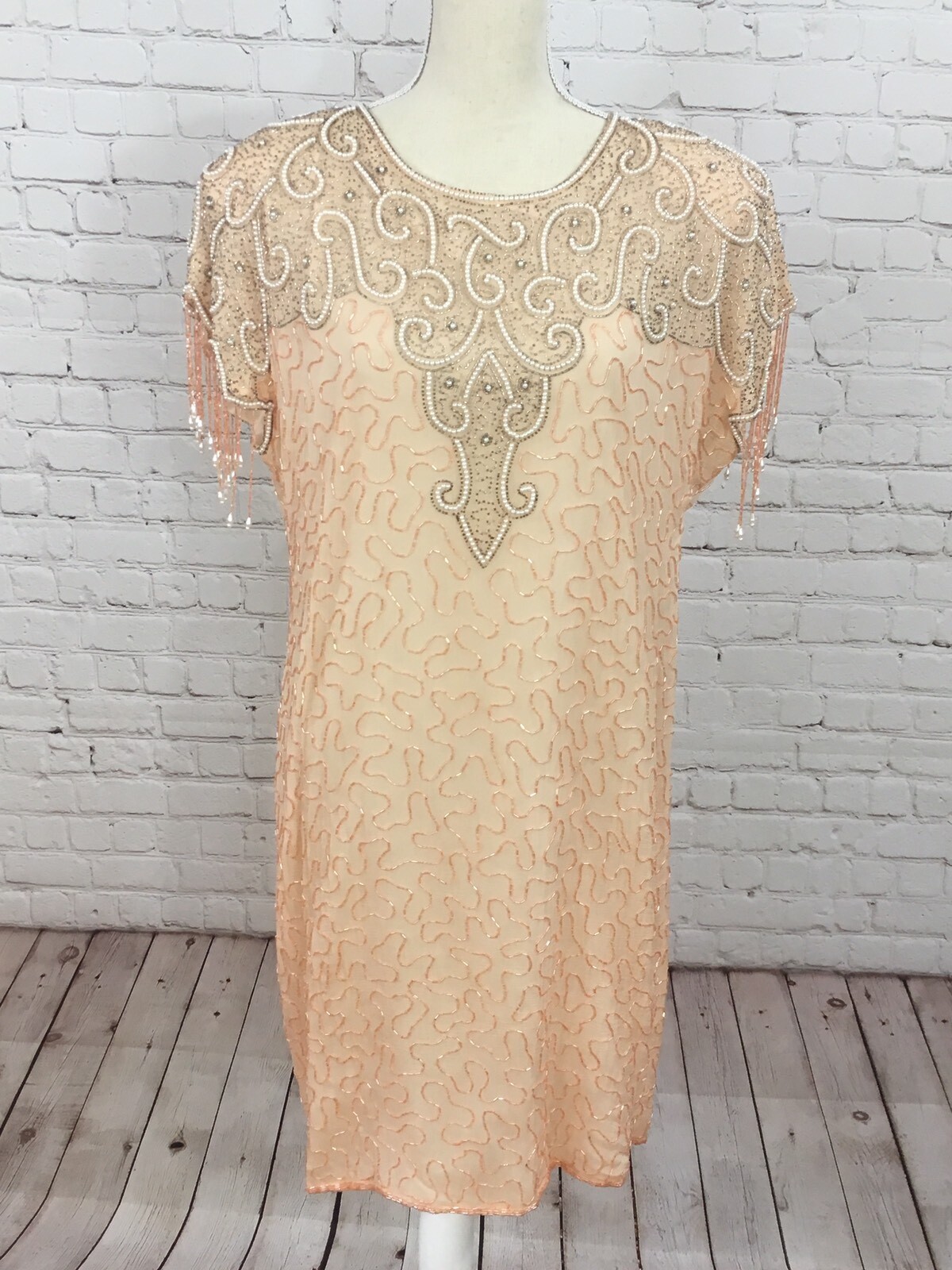 Vintage Stenay Dress Size 10 100% Silk 
