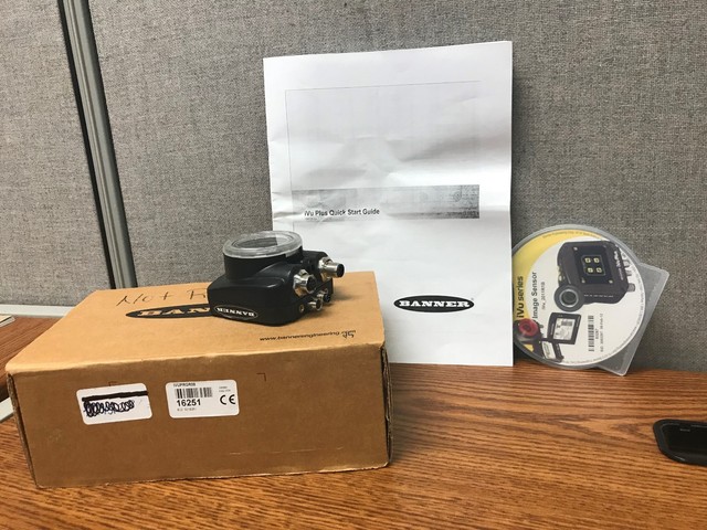 Banner Engineering Ivuprgr08 Ivu Plus Vision Sensor With Ring