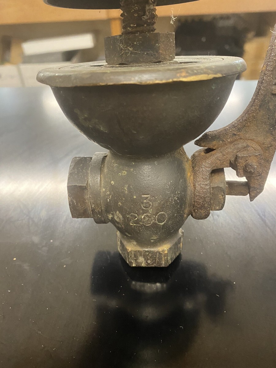 Antique Lunkenheimer Acorn Brass 3-200 Train / Marine Steam