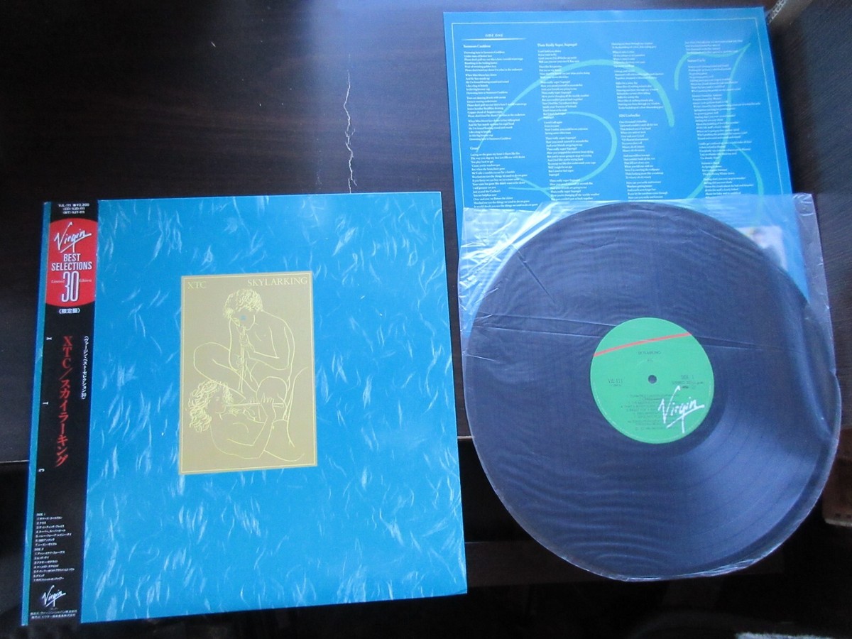 XTC Skylarking Japan Limited Vinyl LP w OBI 1988 VJL-111 Partridge