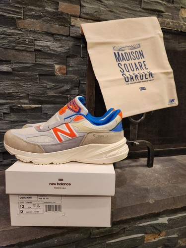 Ronnie Fieg MSG Knicks New Balance 990v6 MiUSA White Size 12 DEADSTOCK - Picture 8 of 8