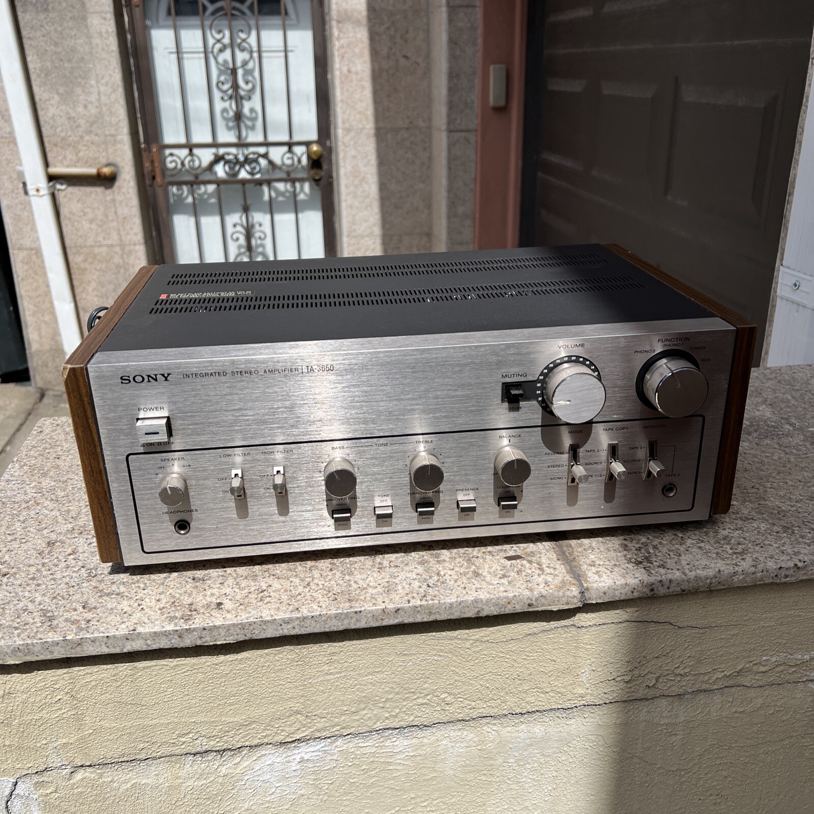 Sony TA 3650 vintage audio equipment - eBay listing photo 1
